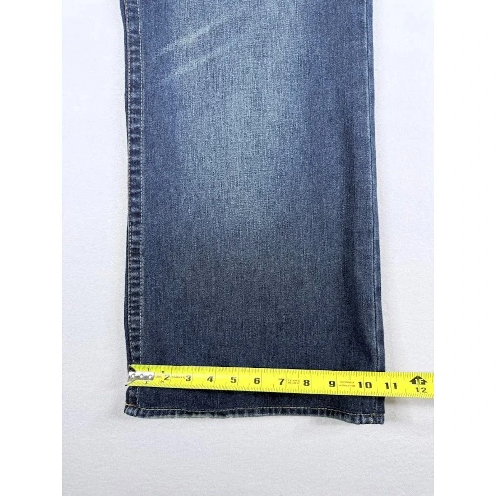 Vintage True Religion Bobby Jeans Men 40X35 Buddha Embroidered‎ Bootcut